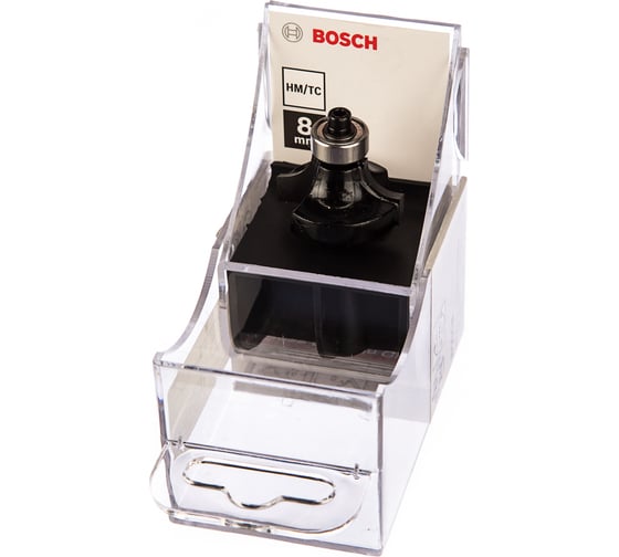 Фреза кромочная калевочная (R 8 мм; хвостовик 8 мм) по дереву Bosch 2608628341