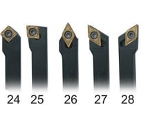 Набор резцов со сменными пластинами (12 мм; 5 шт.) для токарных станков Optimum 3441212