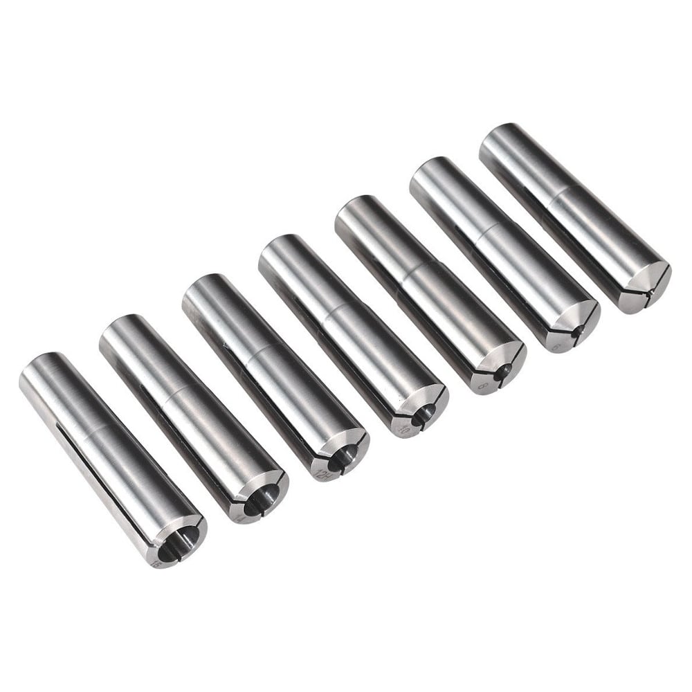 Комплект цанг МТ3 (7 шт.) для фрезерных станков Энкор 23431 - выгодная ...