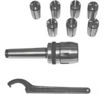 Патрон цанговый МТ3 с набором цанг (4-16 мм) и ключом Энкор 23432