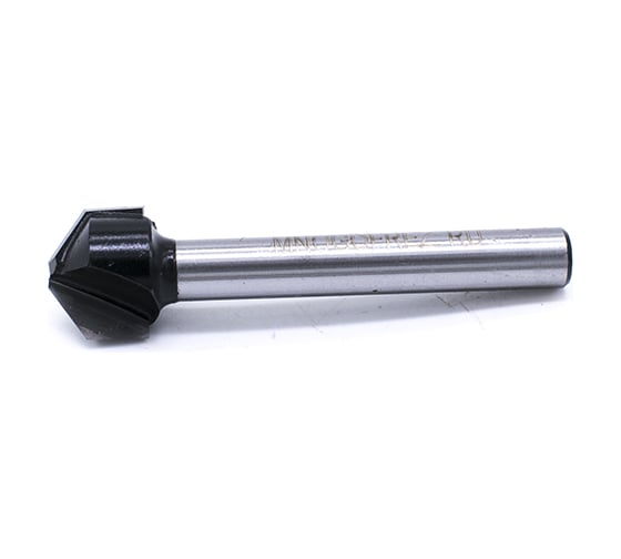 Фреза пазовая для алюкобонда MF-SG612.711055 (12.7х10х50 мм; хв-к 6 мм; 110 градусов) МНОГОФРЕЗ 5584