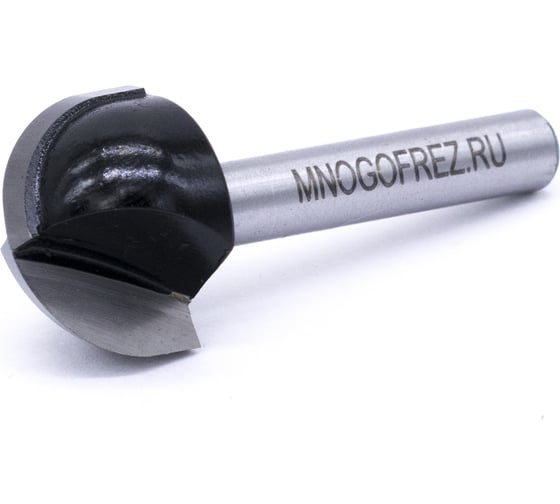 Фреза пазовая полукруг Чаша MF-U6191244.5 (19х12х44.5 мм; хв-к 6 мм) МНОГОФРЕЗ 8906 1