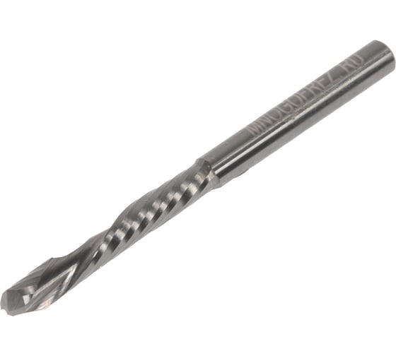 Фреза компрессионная однозаходная MF1FLX4.25 (4х25х60 мм; хв-к 4 мм) МНОГОФРЕЗ 4320 1