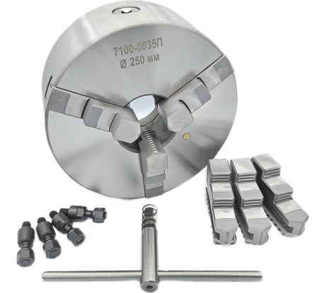 Патрон токарный 3-х кулачковый 250 мм TORNERI 7100-0035П 045385