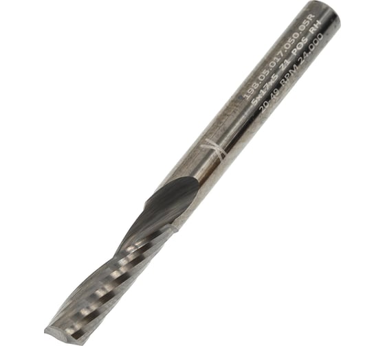 Фреза спиральная VHM 5х17х50 мм, RH, Z1 позитив, хв-к 5 мм ITA TOOLS 198.05.017.050.05R 06-0567