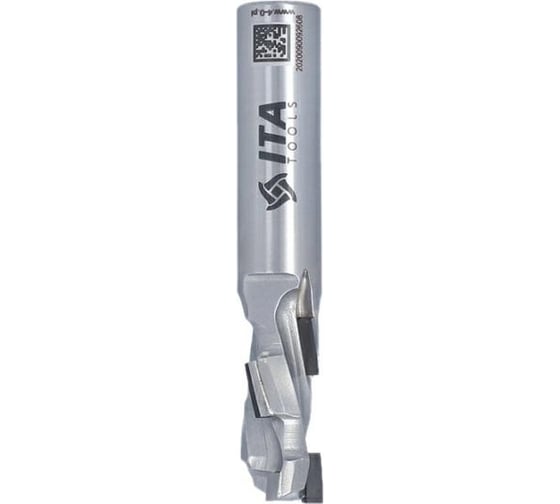 Фреза алмазная Z1+1, 12х25х69 мм, хв-к 12х40 мм, RH, 4PCD+1 HM, H2.5 мм ITA TOOLS DTA.12.025.12.SSR-A 06-0112