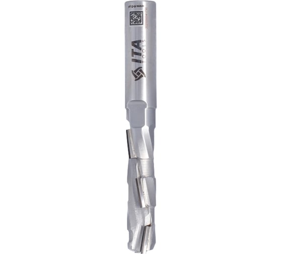 Фреза алмазная Z1+1, 12х45х92 мм, хв-к 12х40 мм, RH, 5PCD+1HM, H=2.5 мм ITA TOOLS DTA.12.045.12.0SR 06-0115 1