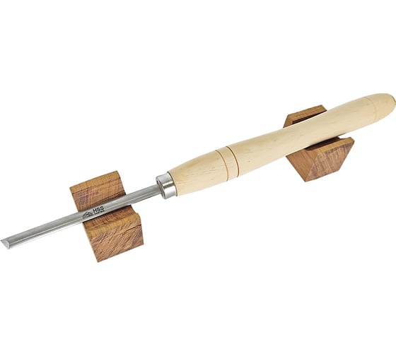 Токарный резец мейсель полукруглый 12 мм (Oval-chisel, skew) STUBAI 62149 1
