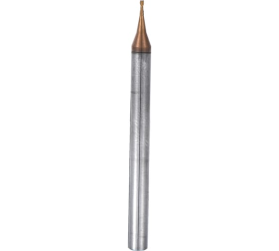 Микрофреза твердосплавная прямая D0.4-L50-T2-TiSiN-HRC60 СпецТехИнструмент D04L50T2TiSiNHRC60STI