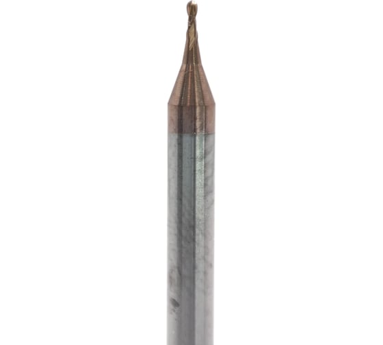 Микрофреза твердосплавная сферическая D0.6-BN0.3-L50-T2-TiSiN-HRC60 СпецТехИнструмент D06BN03L50T2TiSiNHRC60STI
