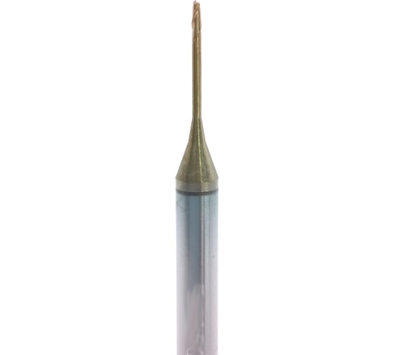 Микрофреза твердосплавная сферическая D0.4-BN0.2-L50-T2-TiSiN-HRC60L СпецТехИнструмент D04BN02L50T2TiSiNHRC60LSTI