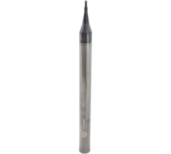 Микрофреза твердосплавная сферическая D0.9-BN0.45-L50-T2-AlTiN-HRC55 СпецТехИнструмент D09BN045L50T2AlTiNHRC55STI 1