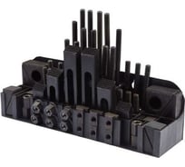 Набор клиновых ступенчатых прижимов из 58-ми предметов, паз 17.7 мм, М16х2 JSD hc00005