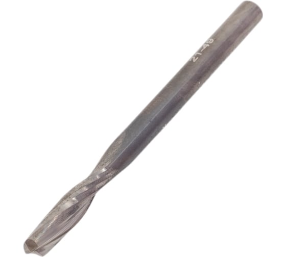 Фреза спиральная VHM 4х15х50 мм, S=4 мм, RH, Z2, вверх ITA TOOLS 191.04.015.050.04R 06-0524