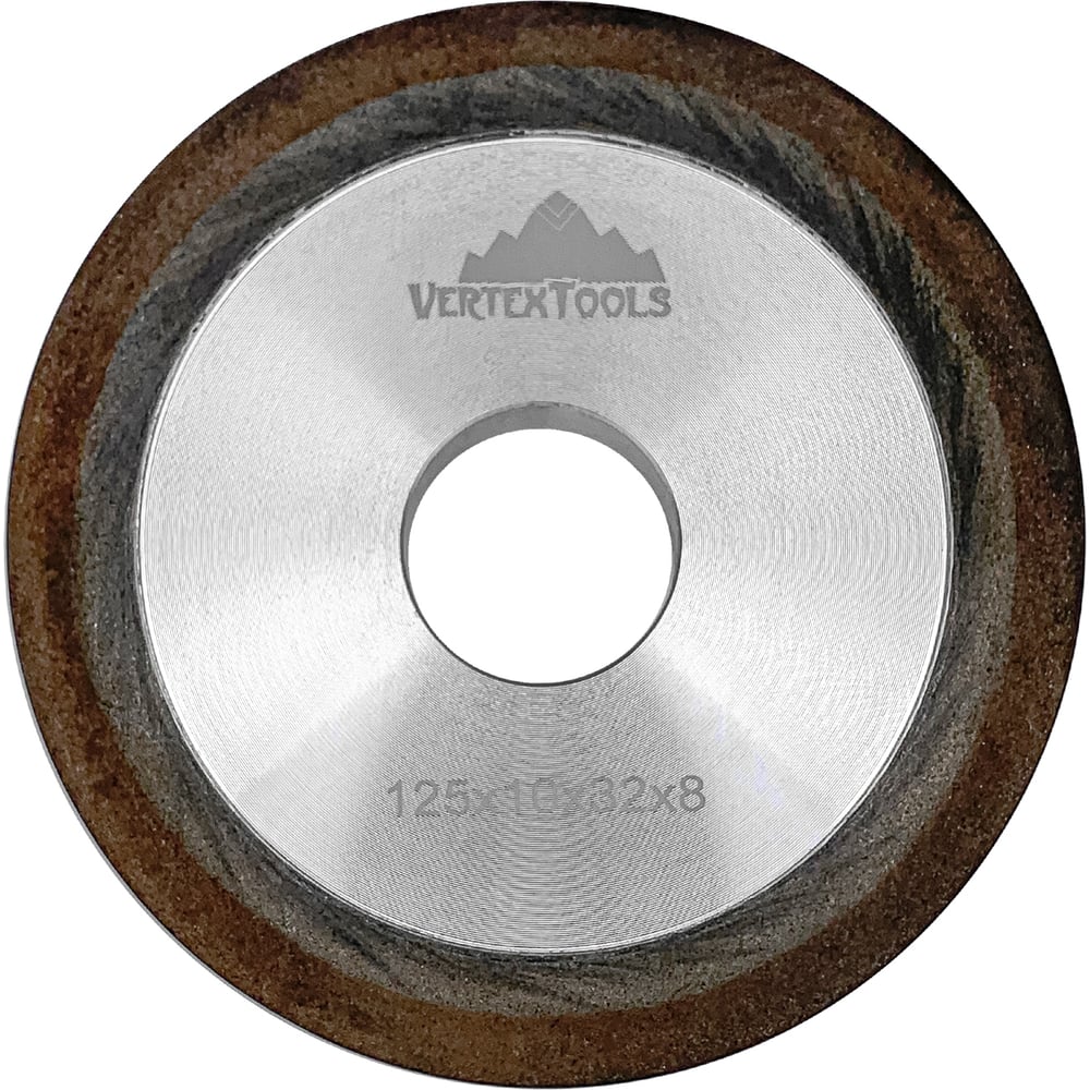 Круг алмазный шлифовальный 125x10x32x8 мм (1/50) vertextools 0505-04 ...