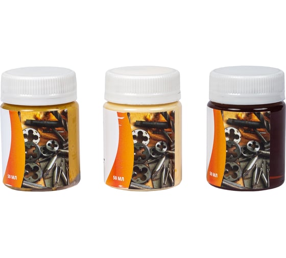 Набор смазочных материалов Locksmith Paste, Liquid, Cream 3 шт паста, крем, жидкость для слесарного инструмента А-Сервис Locksmith-3