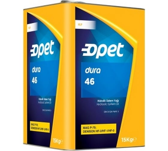 Минеральное гидравлическое масло Dura 46 (15 кг) OPET 601216879 1