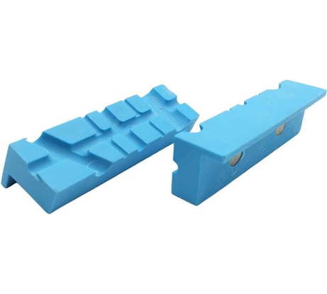 Губки тисков (пара) 100 мм профилированные накладные, магнитные BESTELLI AC01102133