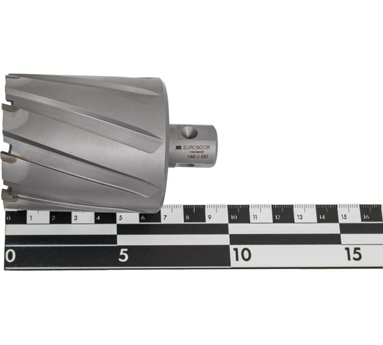 Сверло кольцевое UNIVERSAL 59х55 мм, TCT, Weldon 19/One-touch EUROBOOR HMLU.590