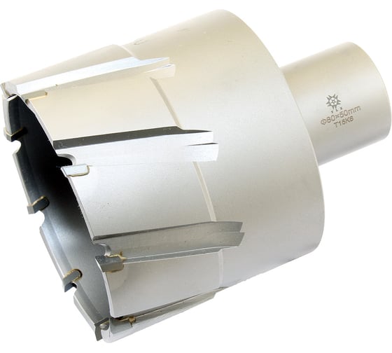 Коронка кольцевая по металлу 80x50 мм, Т15К6, Weldon 32 мм TLX 50904 1