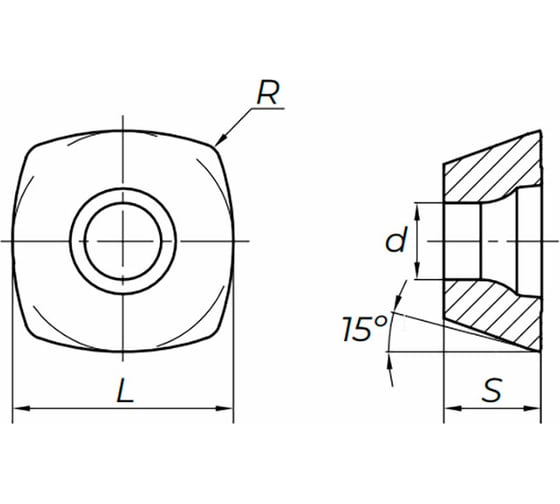 Пластина фрезерная SDMT120512-UR, NRG25K, 10 шт NORGAU 022410050