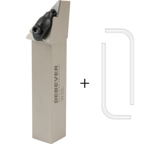 Державка токарная DVJNL 2525 M16 левая Standard Debever Machining Solutions DB-S-DVJNL2525M16