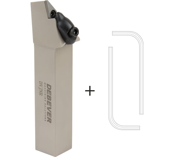 Державка токарная DVJNR 2525 M16 правая Standard Debever Machining Solutions DB-S-DVJNR2525M16