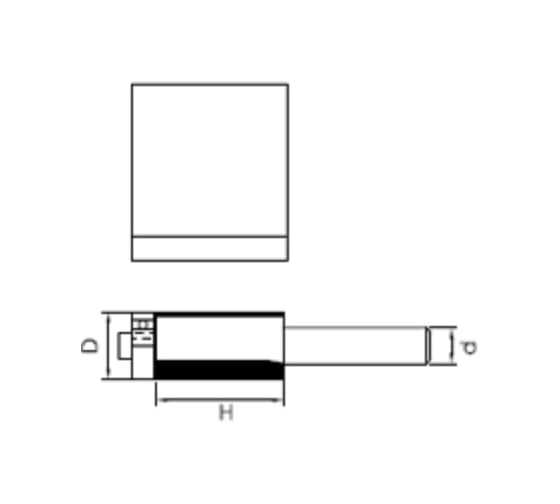Фреза для окантовки с нижним шарикоподшипником (6х18x8 мм; Z2) Felisatti 933810151