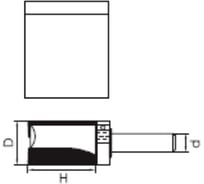 Фреза пазовая с верхним шарикоподшипником (19х30x8 мм; Z2) Felisatti 933810183