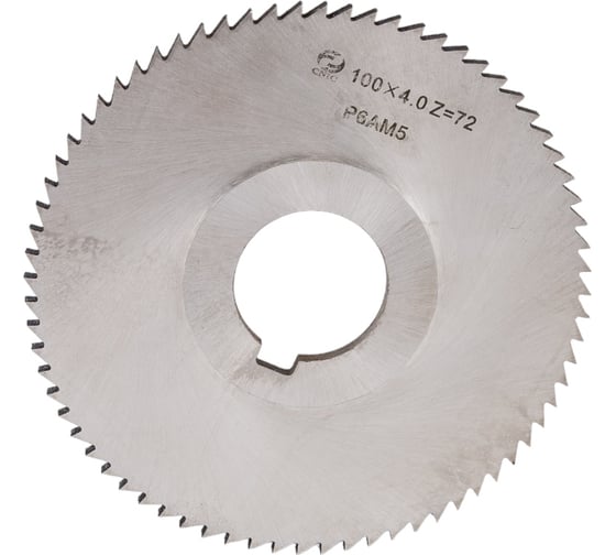 Фреза 100x4x27 мм, тип 1, Z= 72, Р6АМ5 CNIC 53394 1