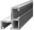 Профиль шина анодированная 30x26х1500 мм WOODWORK TR30.150 1