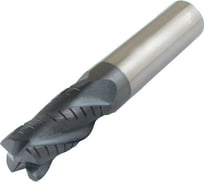 Фреза концевая 6x13x57 мм, ц/х, ВК8, Z=4, цельная, обдирочная со стружколомом CNIC 56585