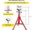 Складная роликовая опора на треноге 12 дюймов, без роликов Rotorica RT.1185200 3