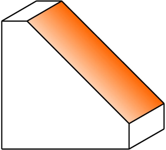 Фреза кромочная конусная (19x11.5 мм; 15°; S 8 мм) по дереву CMT 936.130.11