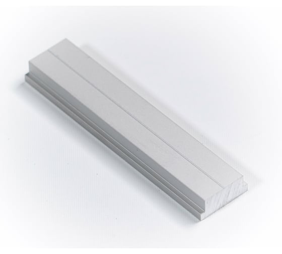 Профиль-ползун PR SL019/1SM 19 мм, 0.5 м, 0.266 кг, анодирование, серебро матовое GlobalTOOLS GT-005-107-0001