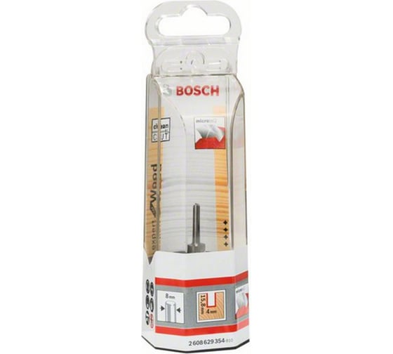 Фреза пазовая прямая Expert (4х50.7 мм; хвостовик 8 мм) по дереву Bosch 2608629354