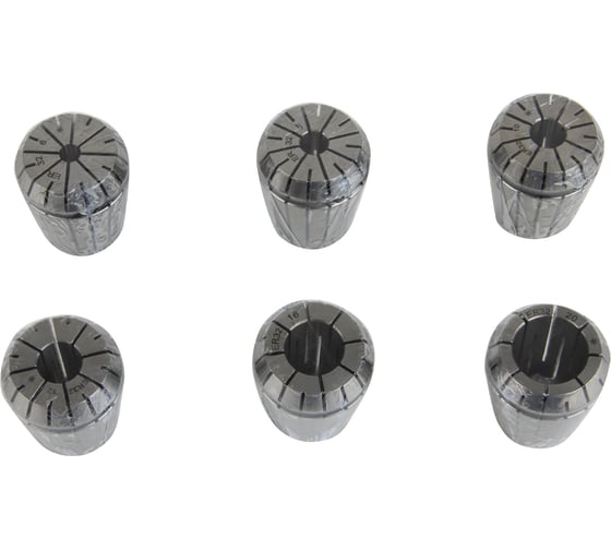 Набор цанг STANDARD ER32-SET-06, 6 предметов, 6-20 мм DeBever Machining Solutions DB-S-ER32SET06