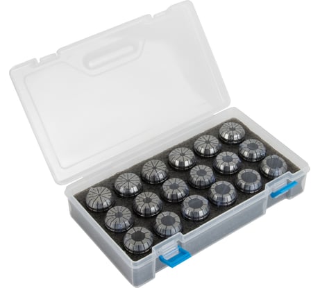 Набор цанг STANDARD ER32-SET-18, 18 предметов, 3-20 мм DeBever Machining Solutions DB-S-ER32SET18