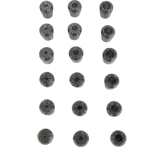 Набор цанг STANDARD ER32-SET-18, 18 предметов, 3-20 мм DeBever Machining Solutions DB-S-ER32SET18