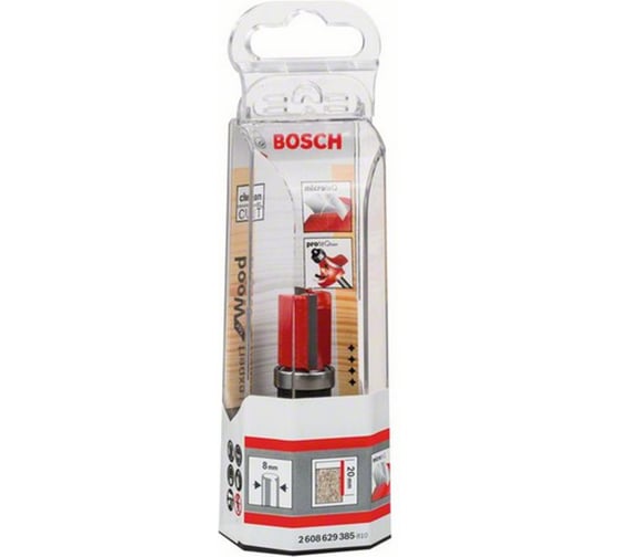 Фреза для выборки заподлицо Expert (16х20 мм; хвостовик 8 мм) Bosch 2608629385