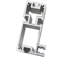 Профиль-шина 100 мм, PR TR100/1SM, анодирование, серебро матовое, 1 м, 3 кг GlobalTOOLS GT-006-108-0001