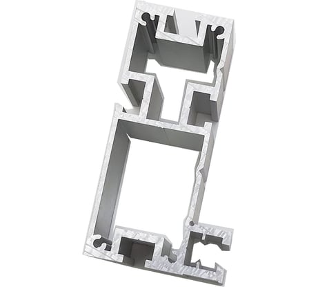 Профиль-шина 100 мм, PR TR100/1SM, анодирование, серебро матовое, 1 м, 3 кг GlobalTOOLS GT-006-108-0001