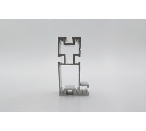 Профиль-шина 100 мм, PR TR100/1SM, анодирование, серебро матовое, 1 м, 3 кг GlobalTOOLS GT-006-108-0001