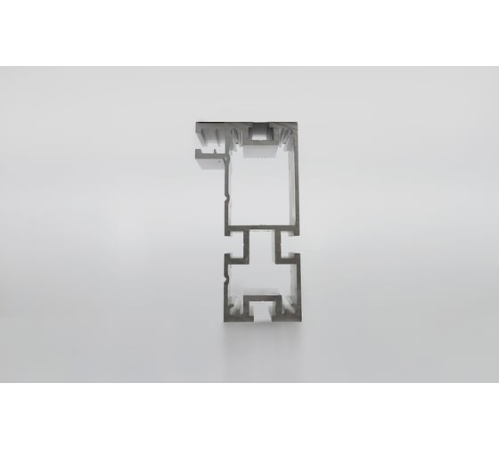 Профиль-шина 100 мм, PR TR100/1SM, анодирование, серебро матовое, 1 м, 3 кг GlobalTOOLS GT-006-108-0001