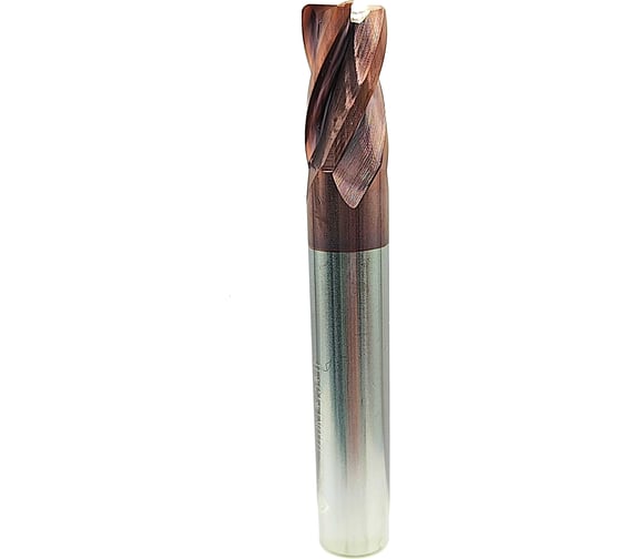 Фреза твердосплавная D12-CR2.0-L100-T4-TiAlN-HRC55A STI СпецТехИнструмент D12CR2.0L100T4TiAlNHRC55ASTI