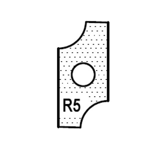 Нож T61208 внутренний радиус R5 для 1472516512 ROTIS 744.T61208 1