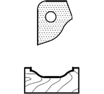 Нож профильный для фасадов T82304 для 1473231212 ROTIS 744.T82304