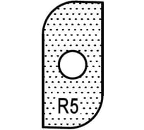 Нож T19208 внешний радиус R5 для 1472516512 ROTIS 744.T19208