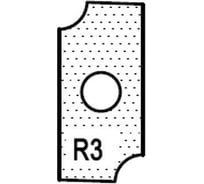 Нож T61204 внутренний радиус R3 для 1472516512 ROTIS 744.T61204