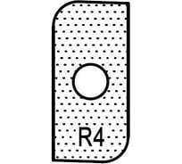 Нож T19206 внешний радиус R4 для 1472516512 ROTIS 744.T19206